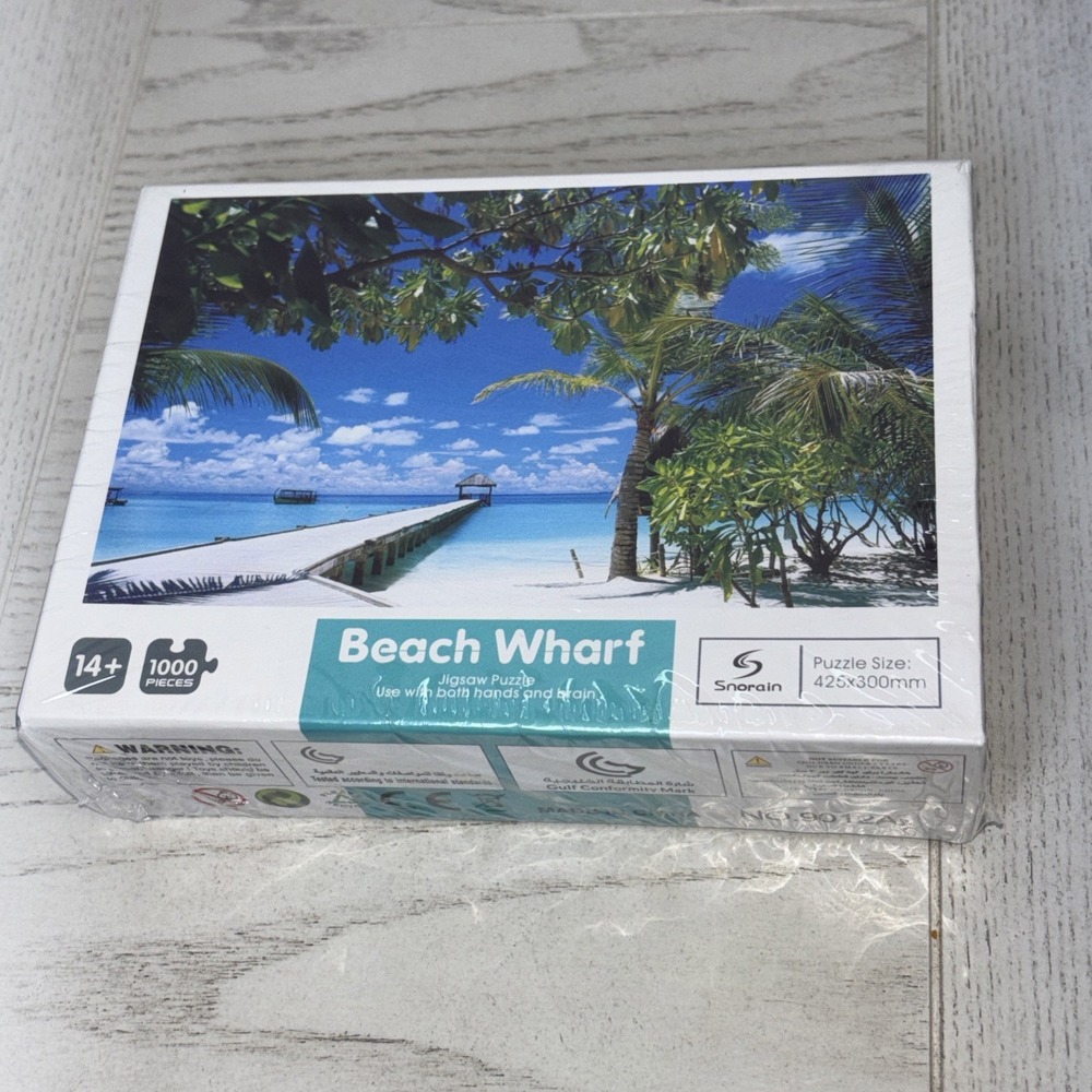 Snorain Beach Wharf 1000 Piece Jigsaw Puzzle NEW SEALED - Picture 6 of 7